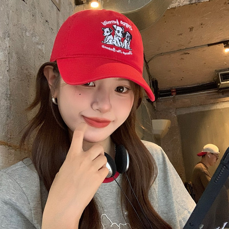 Wholesale Cute Red Dog Baseball Cap ACC-HT-Xianj004