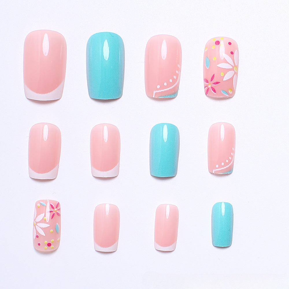 Wholesale 96 Pieces/box Press-on Nails Kits Nail Stickers ACC-NS-XingNai013