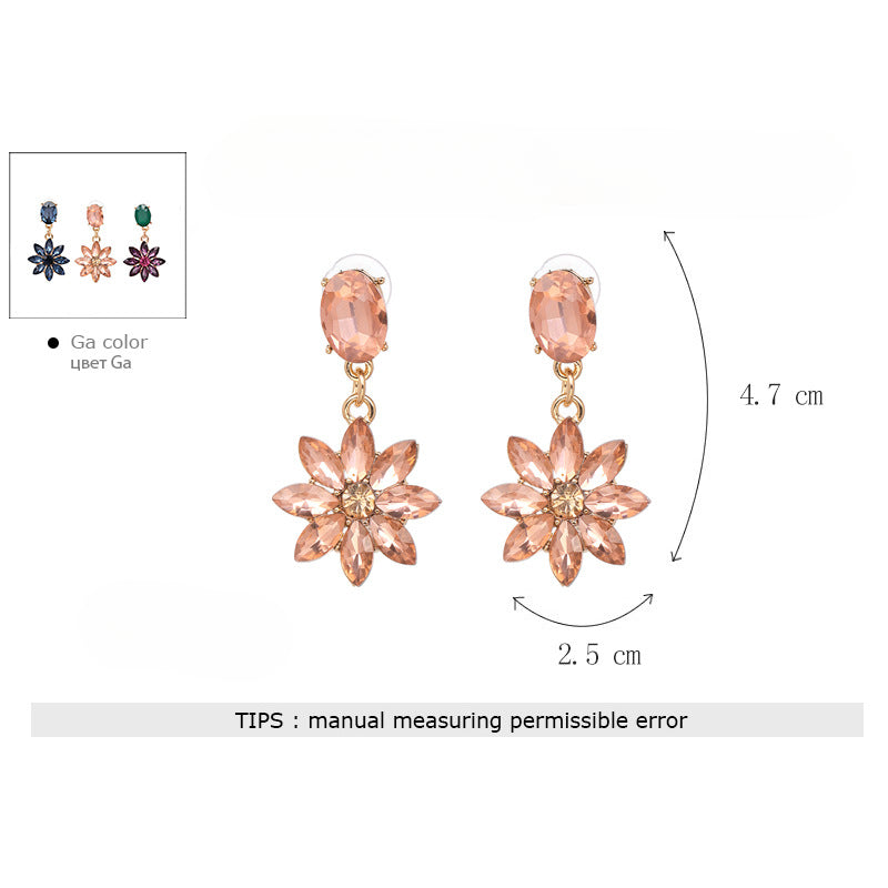 Wholesale Vintage Tassel Flower Earrings ACC-ES-JuJia012