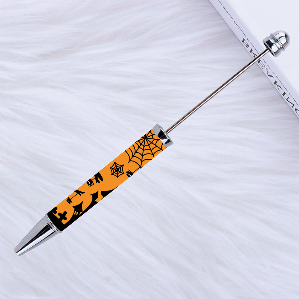 Wholesale Beadable Pens Halloween Printed Cartoon Sticker DIY Bead Pen ACC-PN-CY010