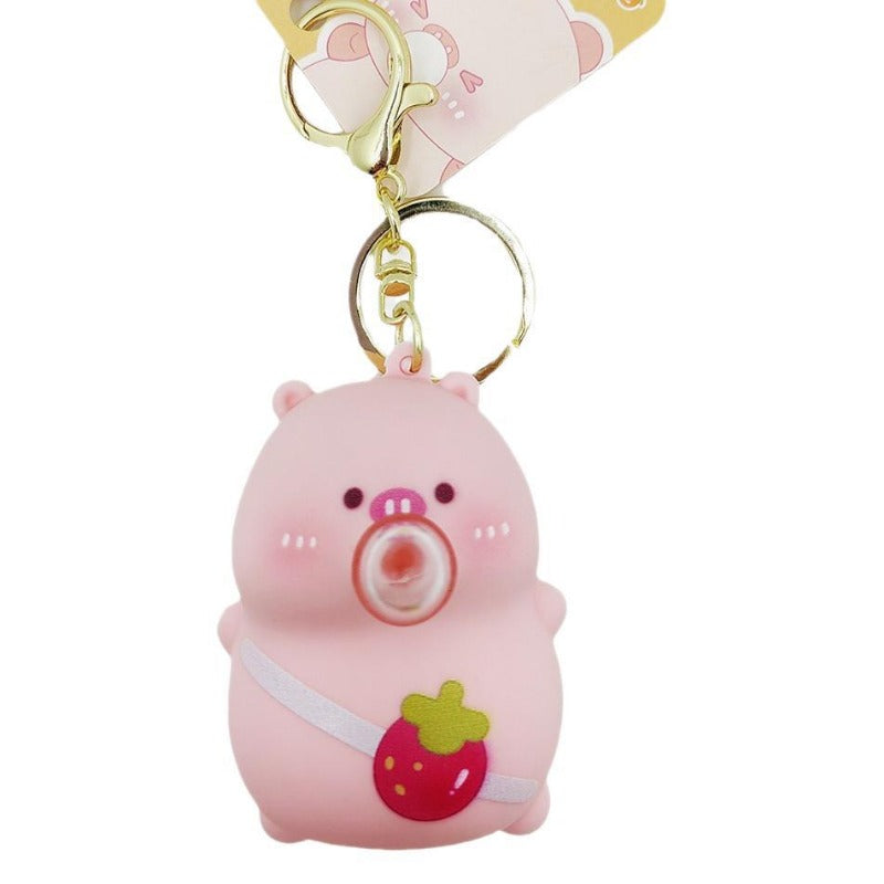 Wholesale Piggy Bubble Blowing and Squeezing Keychain ACC-KC-RongX001