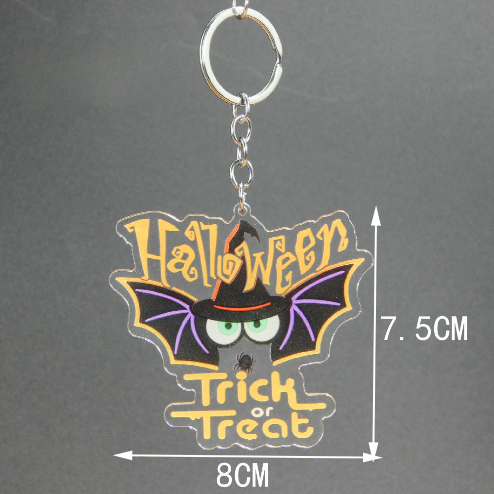 Wholesale Halloween Acrylic Tombstone Keychains ACC-KC-Shengh003