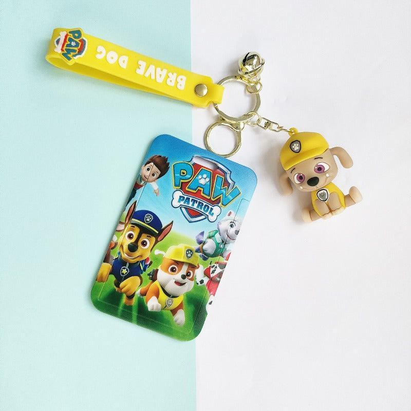 Wholesale Anime Cute Puppy Card Holder Floating Lanyard Keychain ACCVIP-KC-AShi002