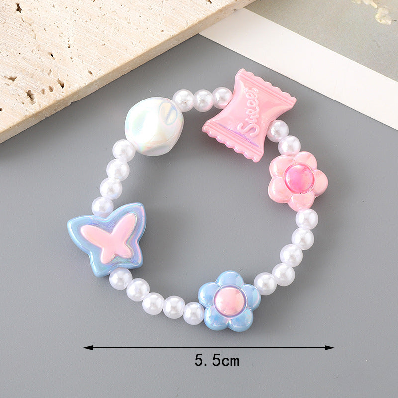 Wholesale Tulip Resin Beaded Bracelet ACC-BT-YiL007