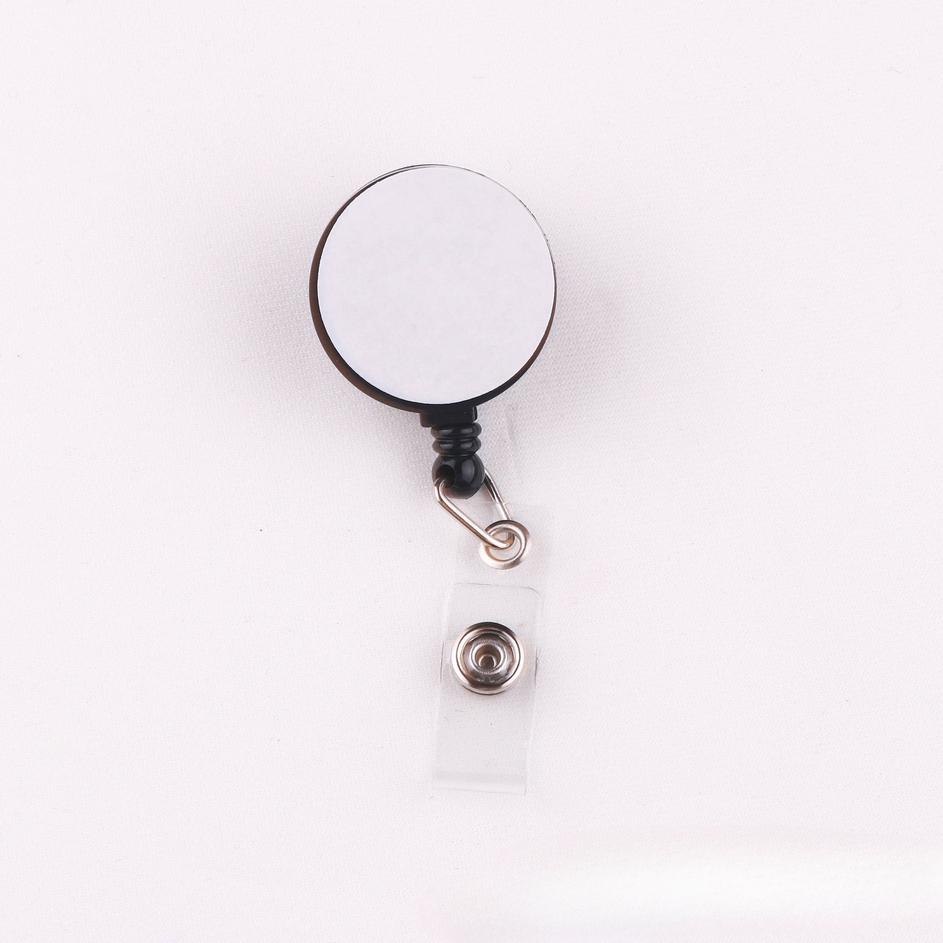 Wholesale 10pcs Glossy Flat Surface with Backing Sticker DIY Badge Reels Retractable Keychains ACC-KC-OuYe001