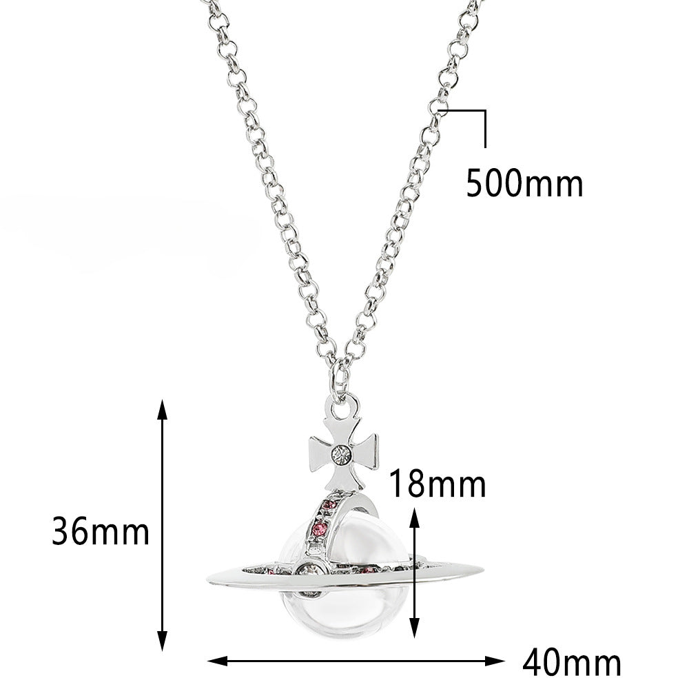 Wholesale Diamond Planet Three-dimensional Necklaces ACC-NE-Zhuox002