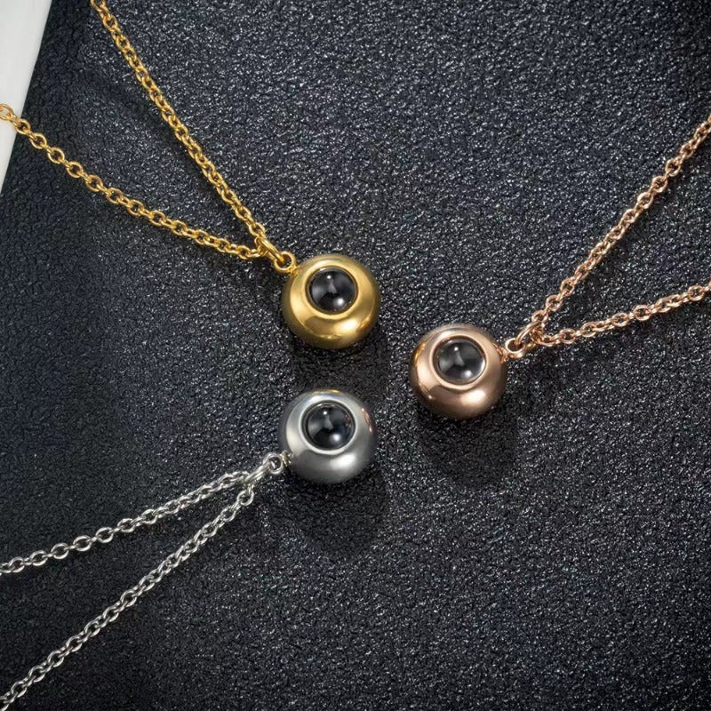 Wholesale 100 Languages I Love You Projection Necklace ACC-NE-Shiyu004