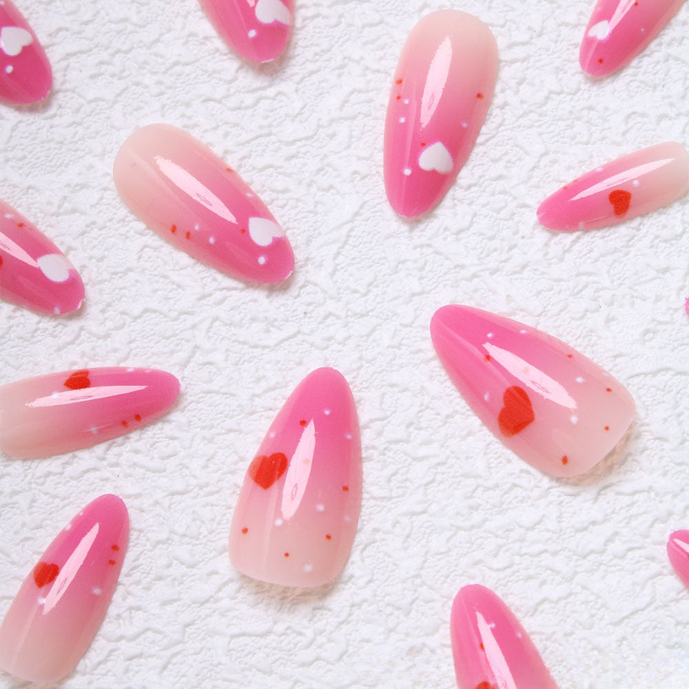 Wholesale 24 Pieces/box Press-on Nails Kits Nail Stickers ACC-NS-XingNai004