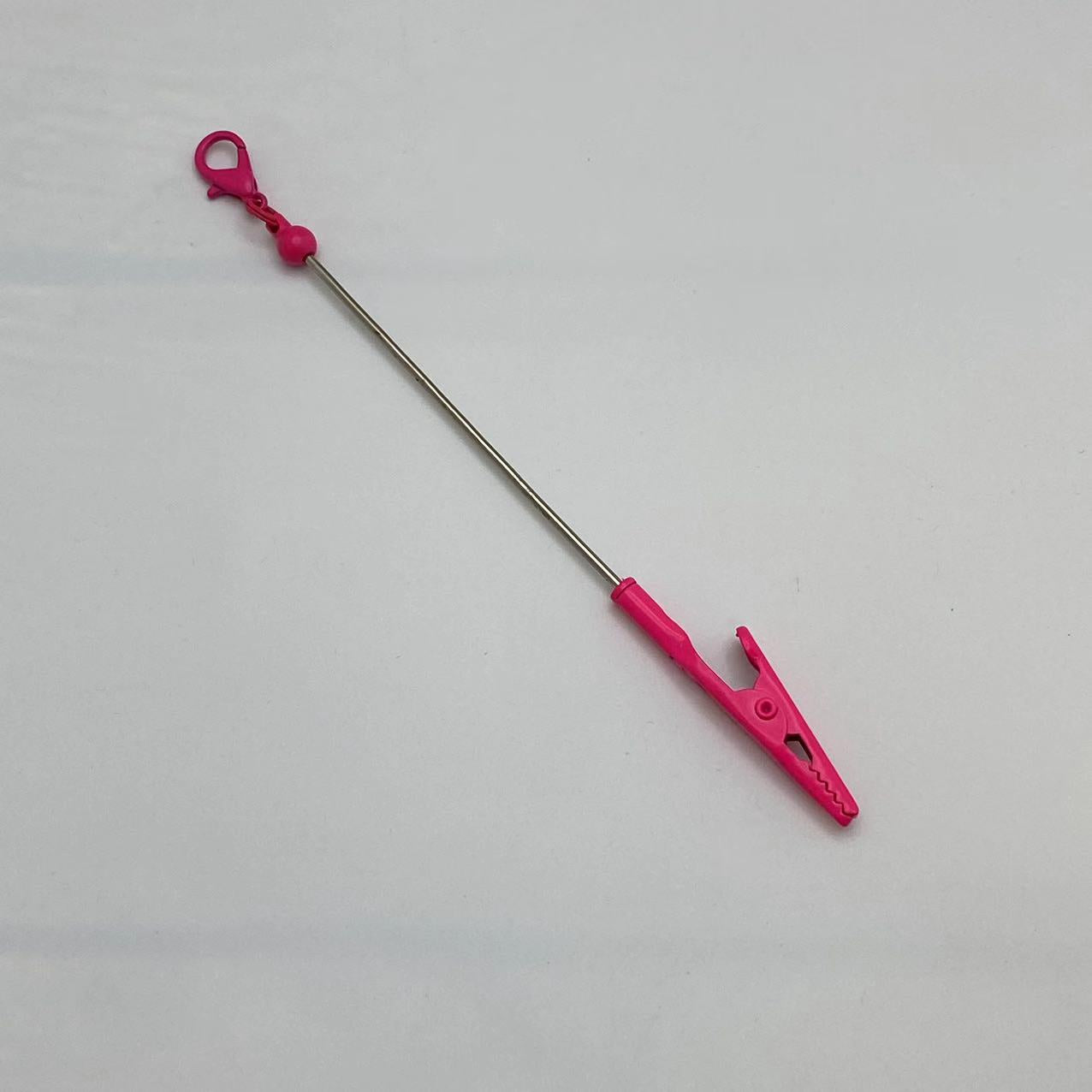 Wholesale Beadable Metal Card Grabber Keychains For Long Nails Macaron Color DIY Contactless Cards with Cards Puller ACC-008