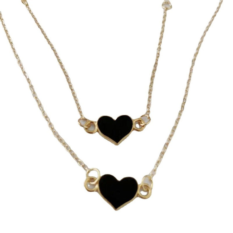 Wholesale Casual Heart Necklace Bracelet Earrings Set ACC-NE-AnHe004