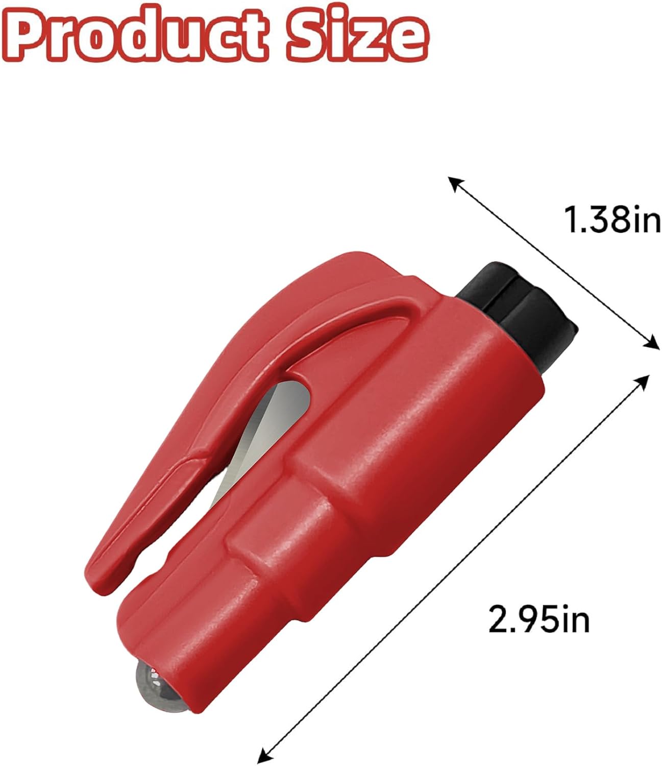 Wholesale Window Breaker Seatbelt Cutter, Car Window Breaker Tool Seat Belt Cutter and Glass Breaker Applicable to All Cars ACCVIP-KC-ZhiYa001