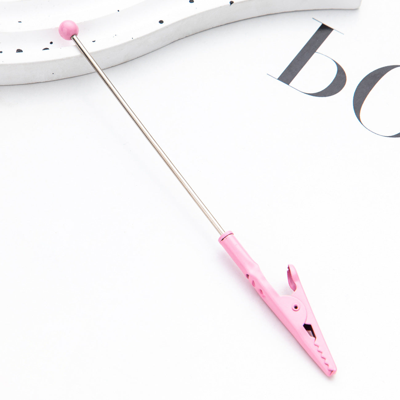 Wholesale Beadable Metal Card Grabber For Long Nails Macaron Color DIY Contactless Cards with Cards Puller ACC-KC-HuaH002