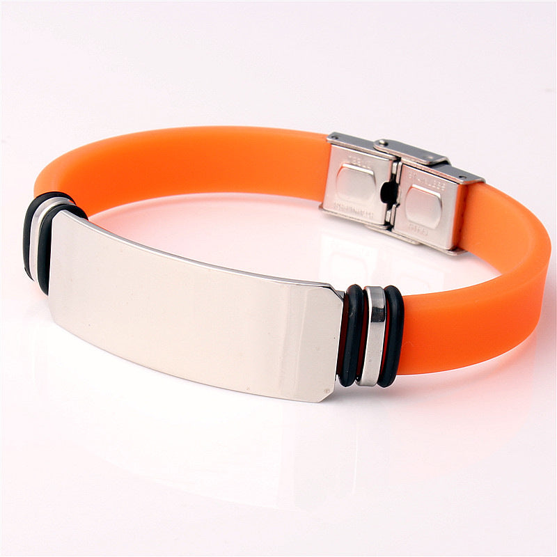 Wholesale  Silicone Basketball Sports Bracelets