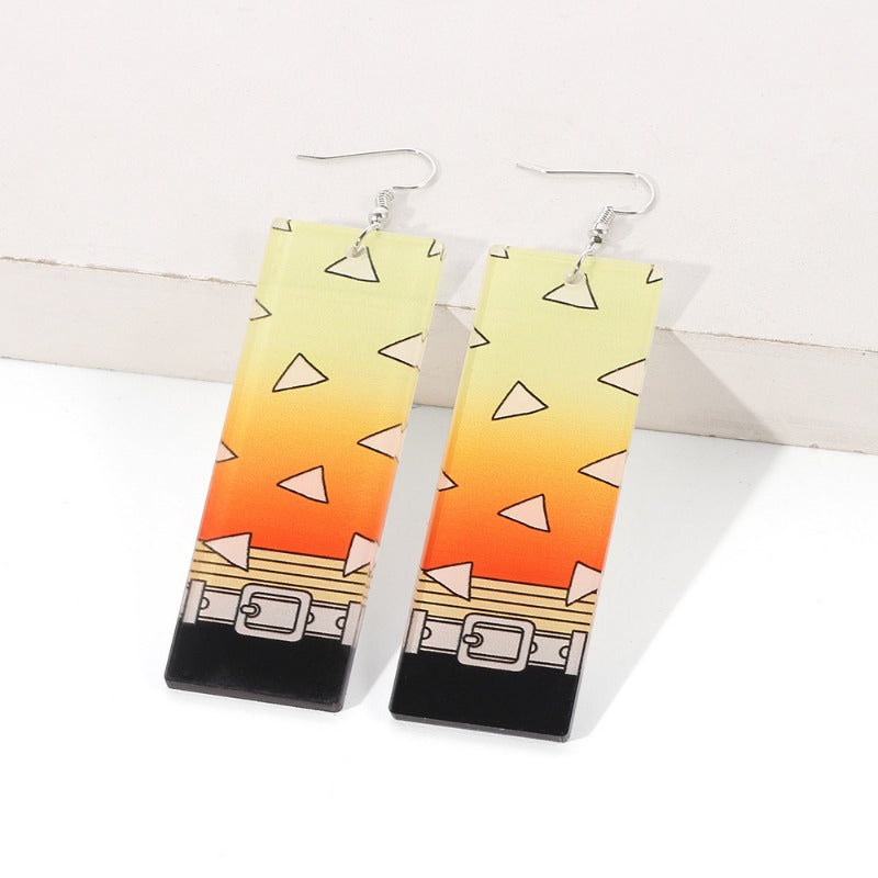 Wholesale Cartoon Anime Acrylic Earrings ACC-ES-ZhuoX001