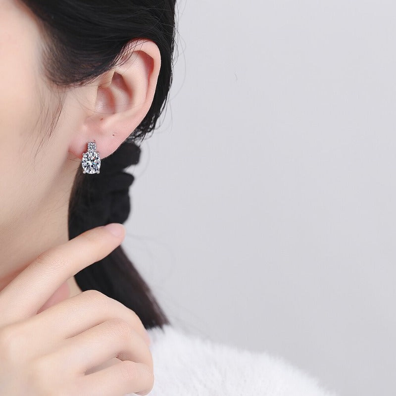 Wholesale Diamond Tassel White Zirconia Earrings ACC-ES-MeiLi001