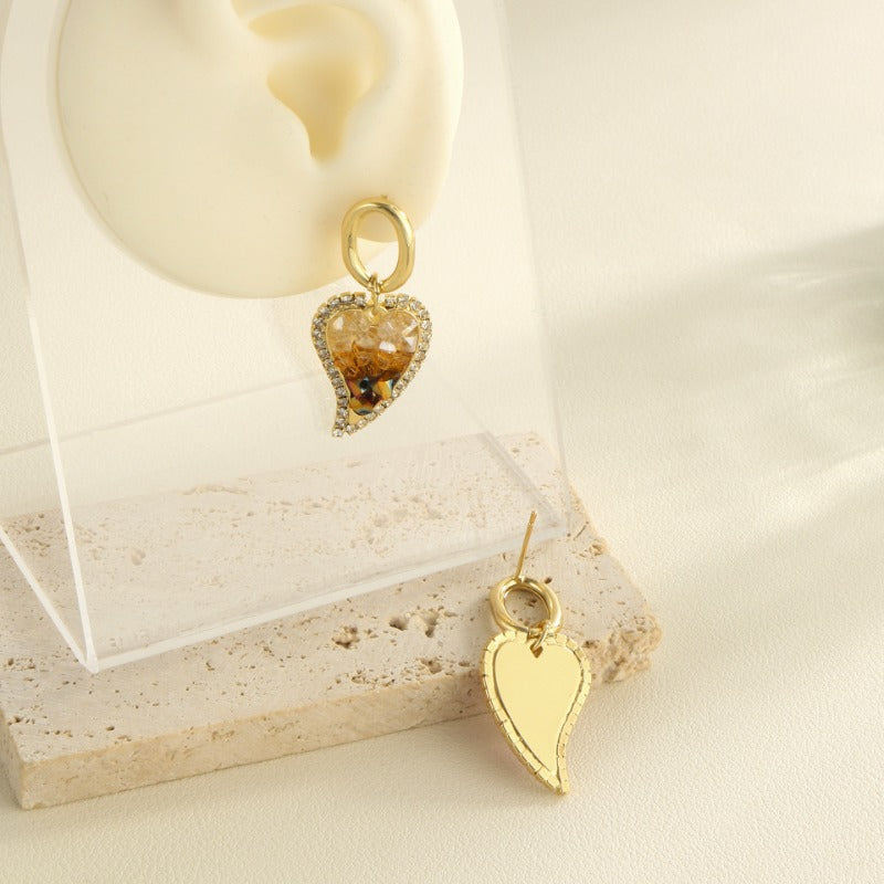 Wholesale Stainless Steel Heart Earrings ACC-ES-YiLong001