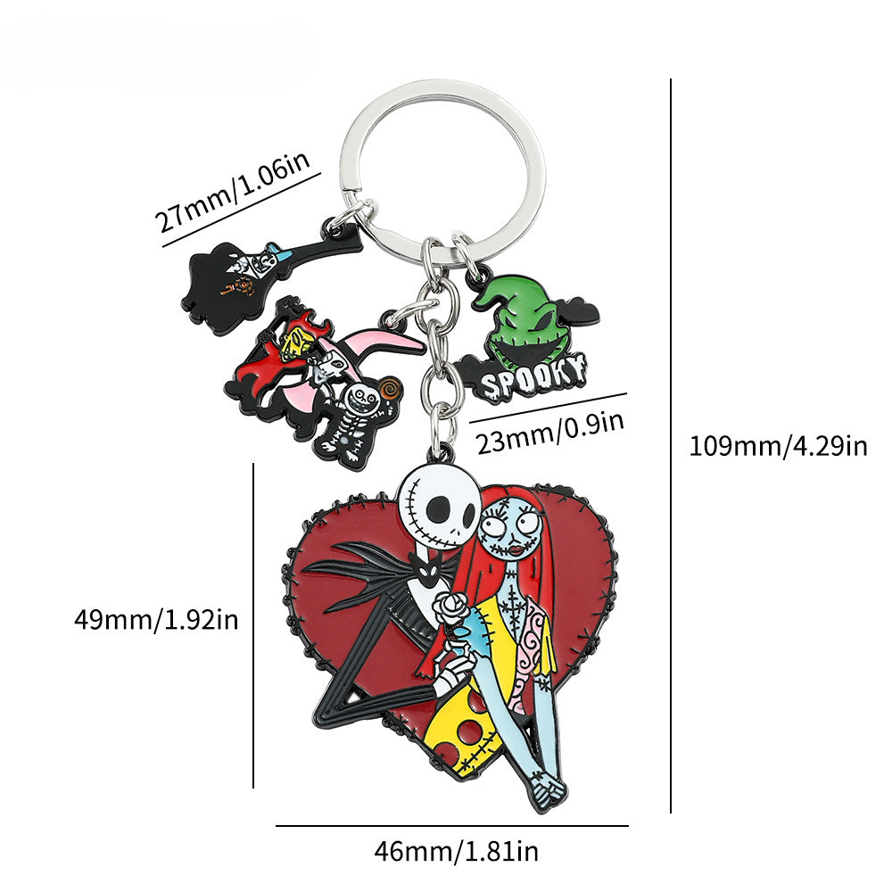 Wholesale Halloween Cartoon Anime Metal Keychains ACC-KC-YBY002