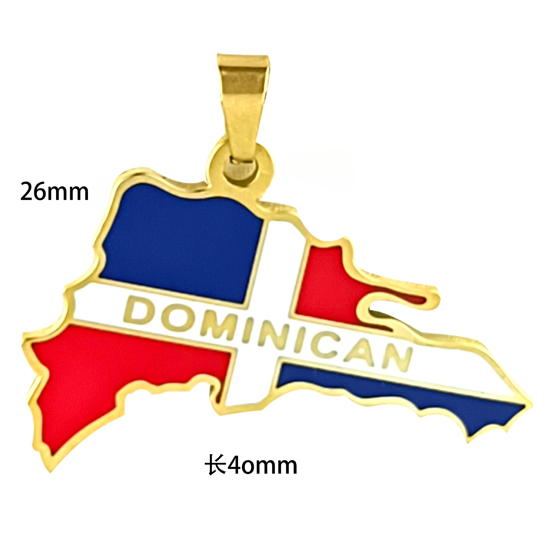 Wholesale Irregular Stainless Steel Necklace World Map Pendant ACC-NE-Ruig003