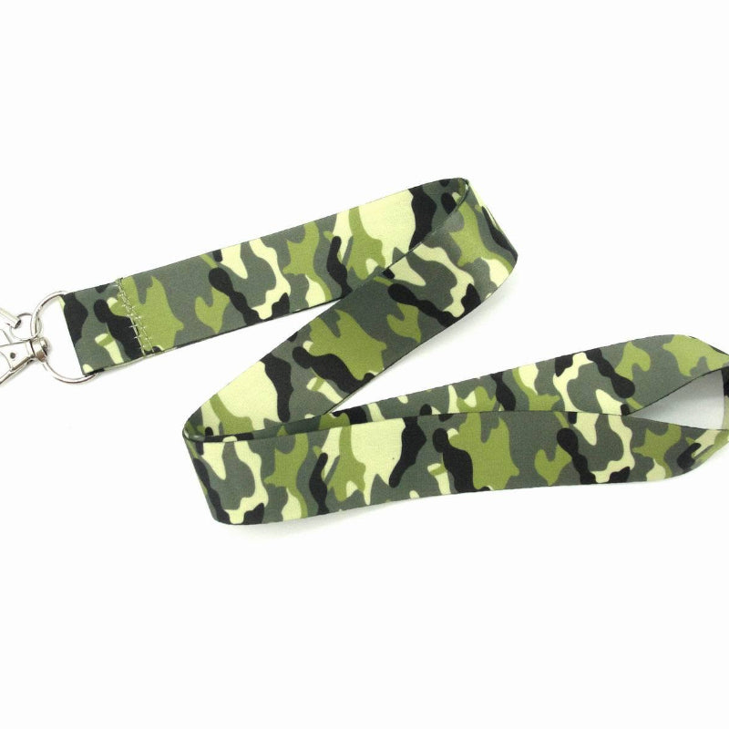 Wholesale 10pcs Camouflage Lanyard Keychain ACC-KC-Zhans009