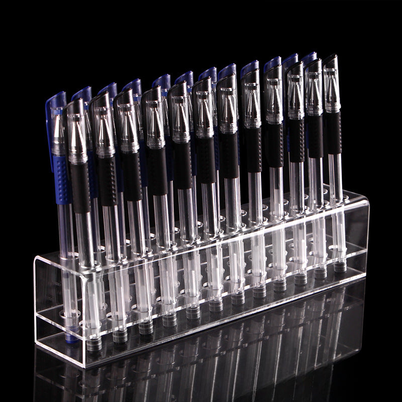 Wholesale Acrylic Pen Holder Makeup Pen Display Rack ACC-PC-HuaLi001