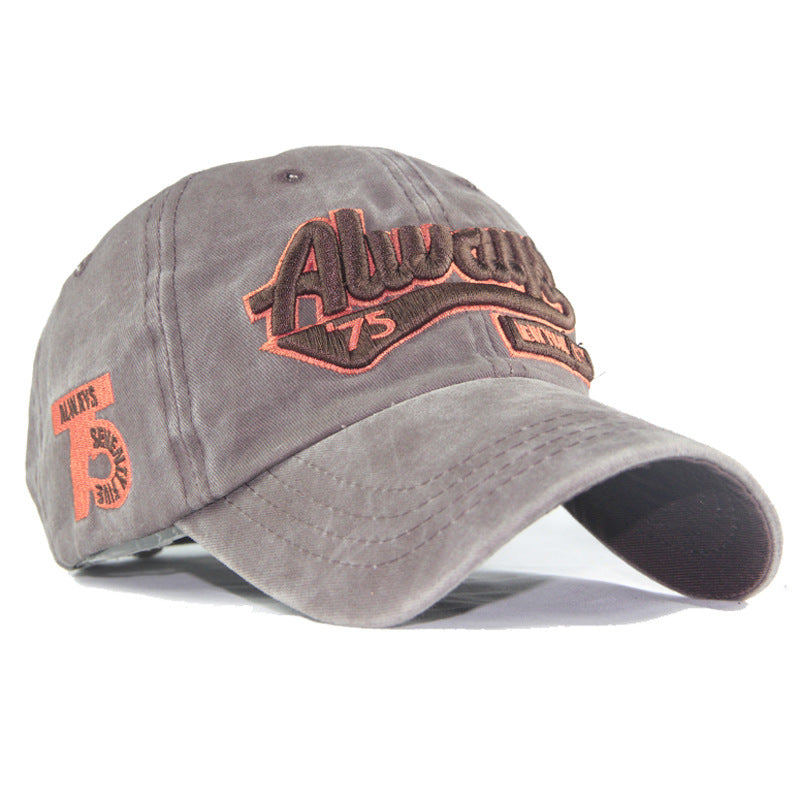 Wholesale Washed Cotton Hat Coated Material Embroidered Letters Baseball Cap ACC-HT-SuTe011