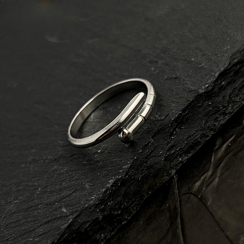 Wholesale Stainless Steel Bent Spike Rings ACC-RS-WanCh001