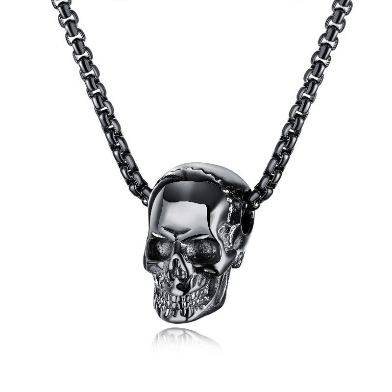 Wholesale Punk Men's Necklace Skull Alloy Necklaces ACC-NE-XuanChao003