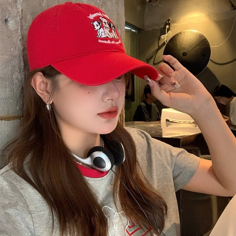 Wholesale Cute Red Dog Baseball Cap ACC-HT-Xianj004