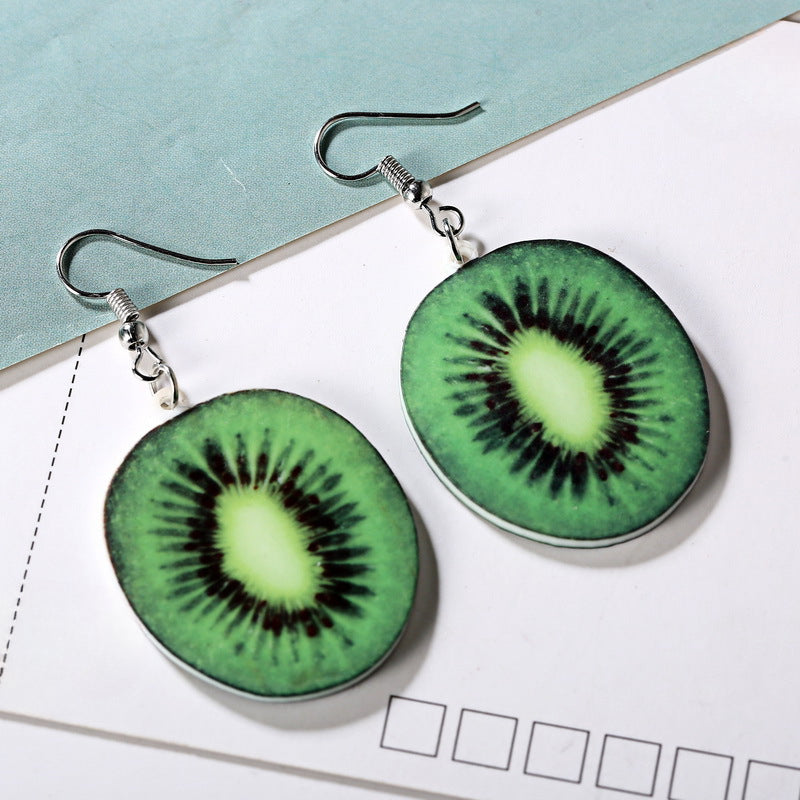 Wholesale Acrylic Fruit Earrings ACC-ES-Bayue001