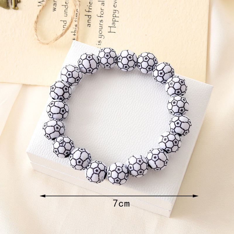 Wholesale Acrylic Ball Beaded Bracelets ACC-BT-YiL003