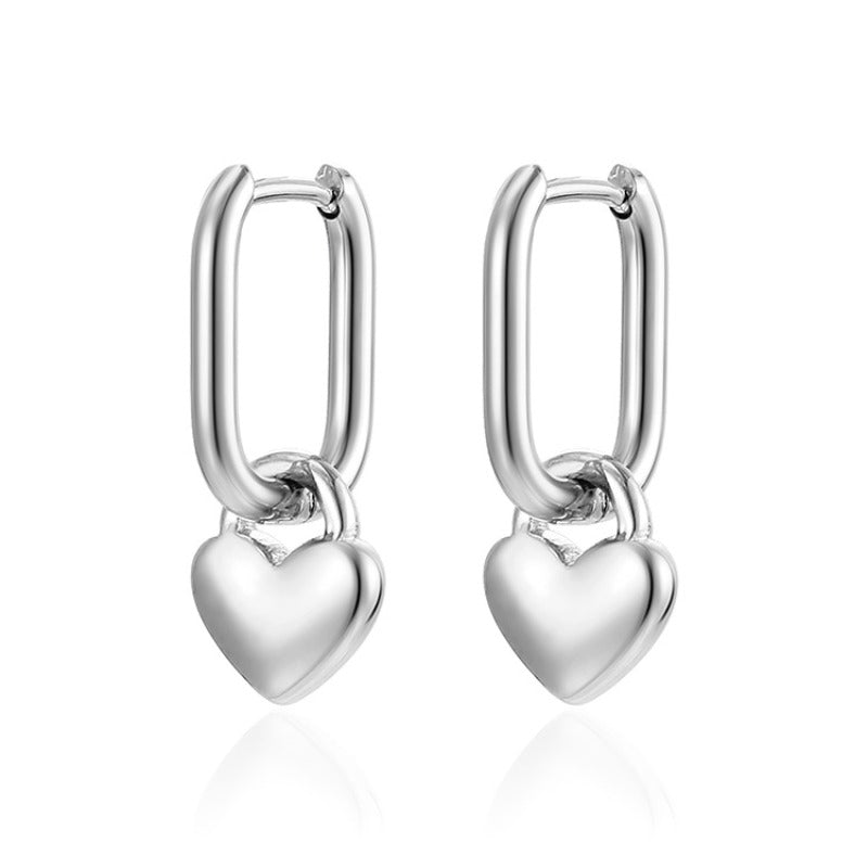 Wholesale Stainless Steel Heart Pendant Earrings ACC-ES-MuShan059