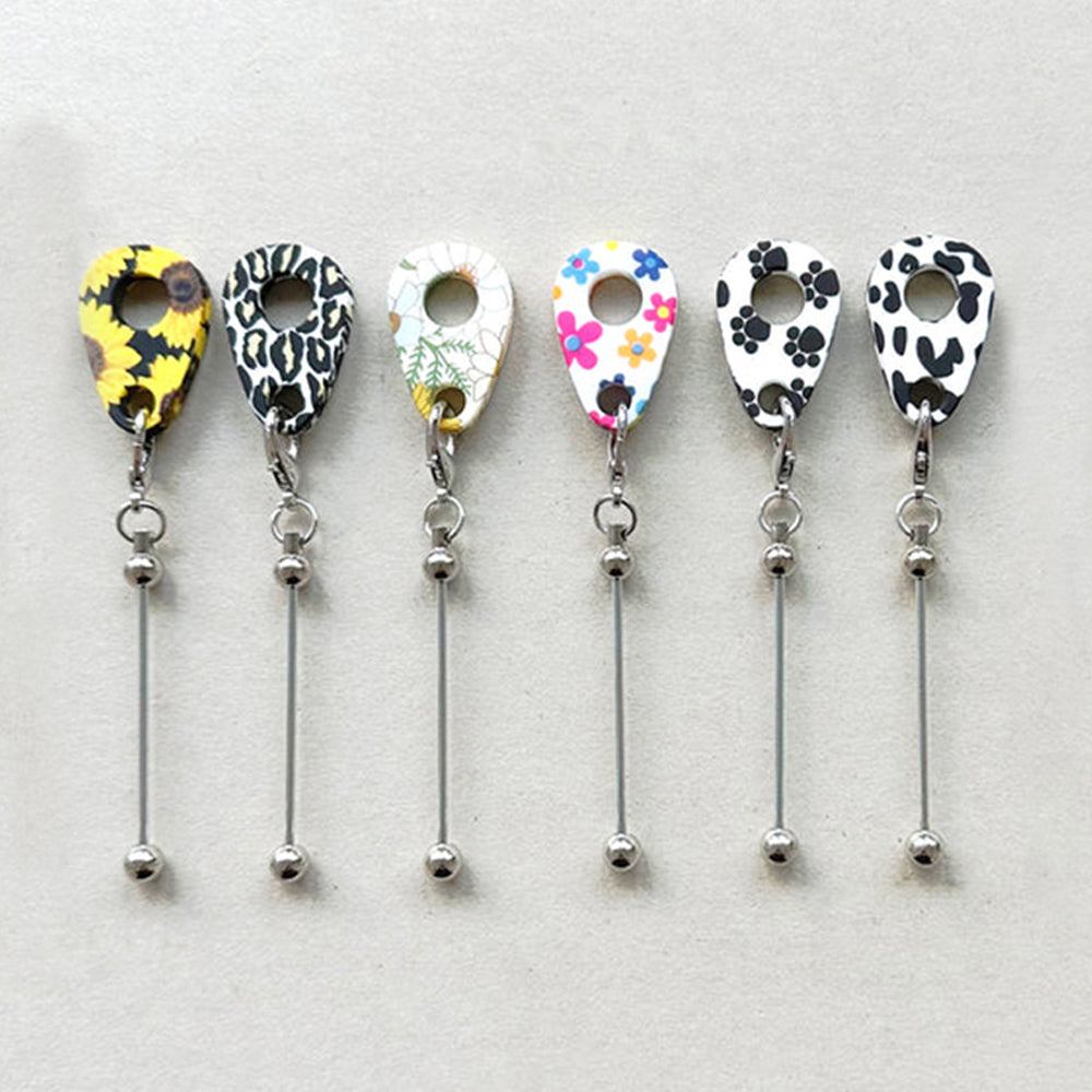 Wholesale 6pcs Beadable Cup Charm DIY Straw Charm Cup Charm Beadable Blank Bar ACC-CA-002