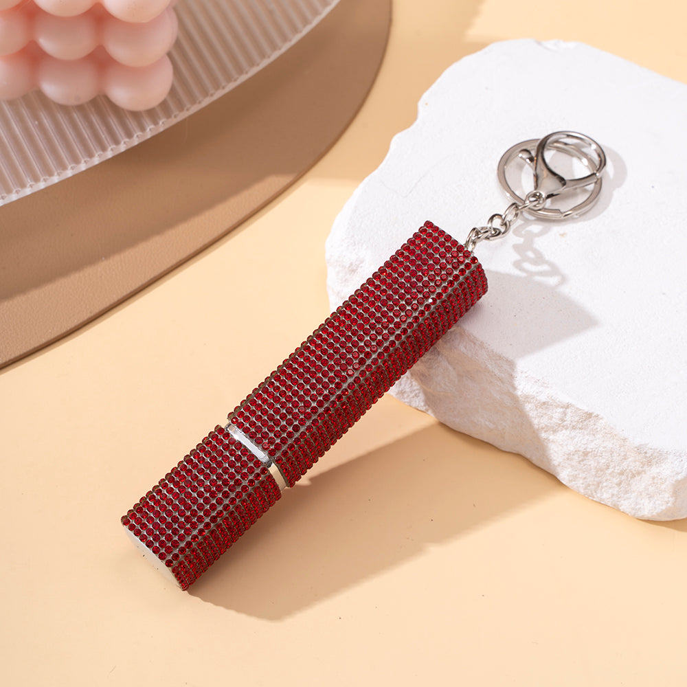 Wholesale Diamond 12ml Perfume Bottle Keychain Portable Keychain Pendant ACCVIP-KC-ZhiYa018