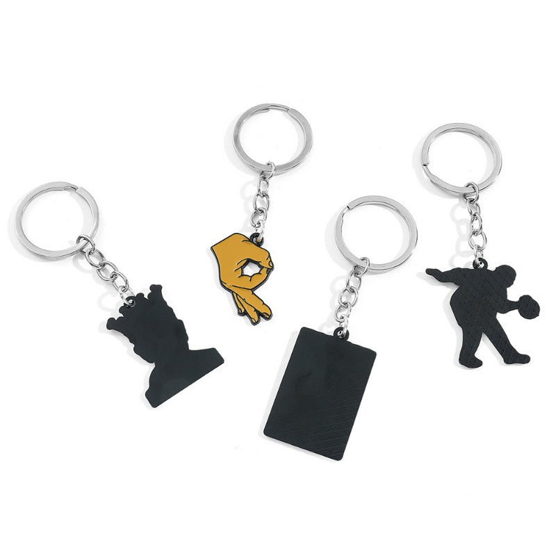 Wholesale Movie and TV Drama Office Peripheral Mask Keychain ACC-KC-Boshuo002