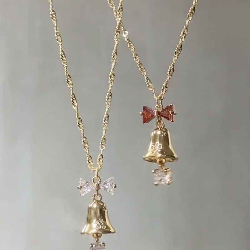 Wholesale Christmas Bell Necklaces ACC-NE-YouW001