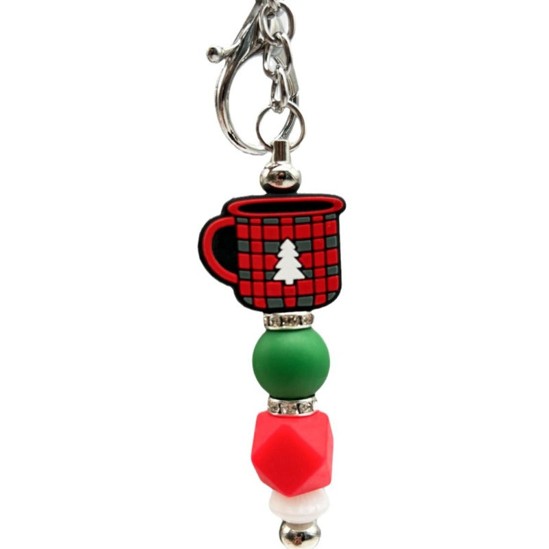 Wholesale Christmas Cartoon Cute Christmas Tree Keychain ACC-KC-JiuYa021