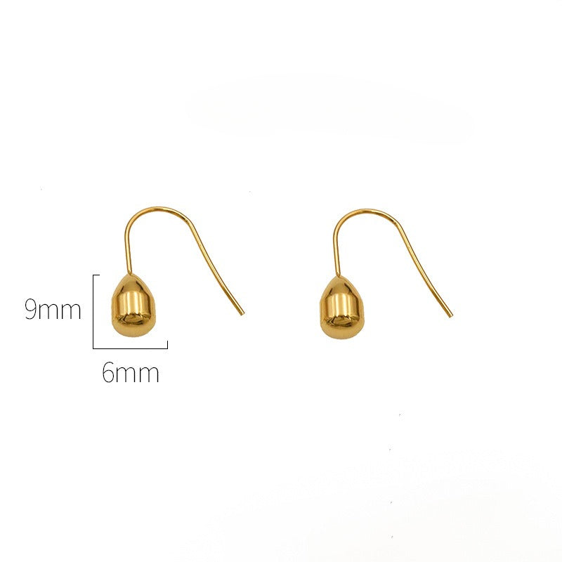 Wholesale Simple Water Drop Metal Solid Earrings ACC-ES-XuanKa003