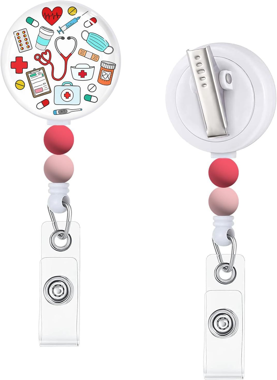 Wholesale Rainbow Devil Eyes Autism Badge Scroll Retractable Keychain Badge Reels ACC-KC-ChiHai009