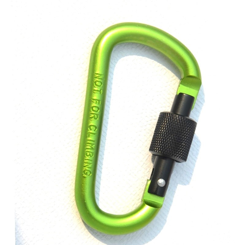 Wholesale Bold 8CM D-type Locking Carabiner Aluminum Alloy Backpack Buckle ACC-KC-KaBiao013