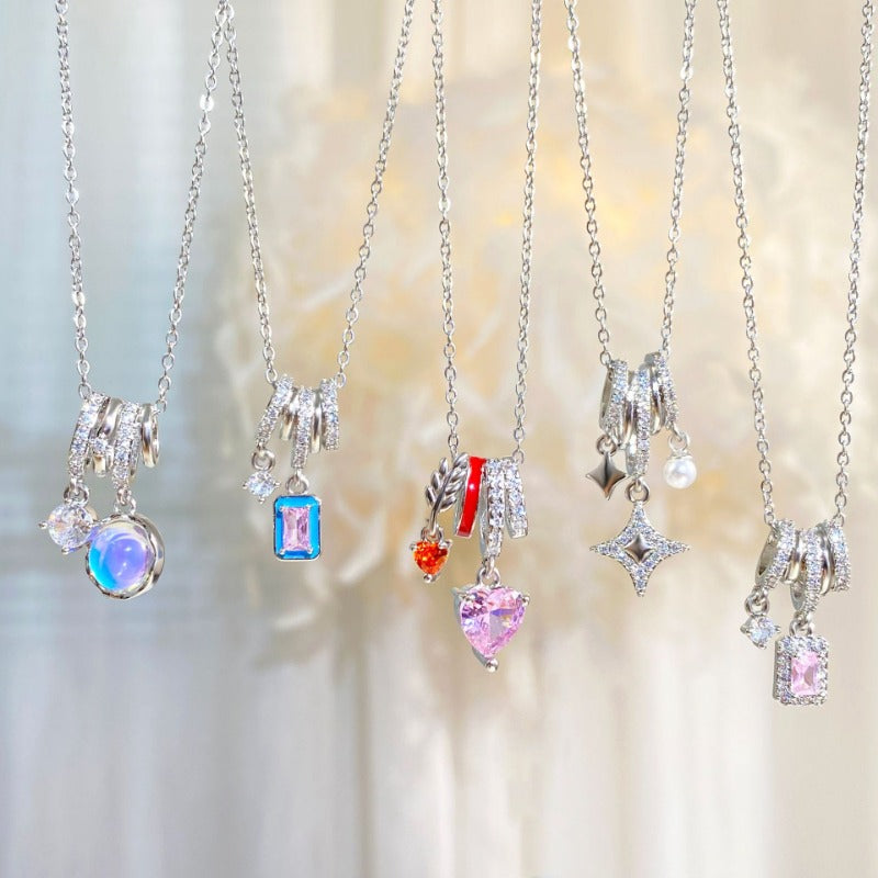 Wholesale Copper Plated 18k Real Gold Hot Sale Love Necklace ACC-NE-YuXun006