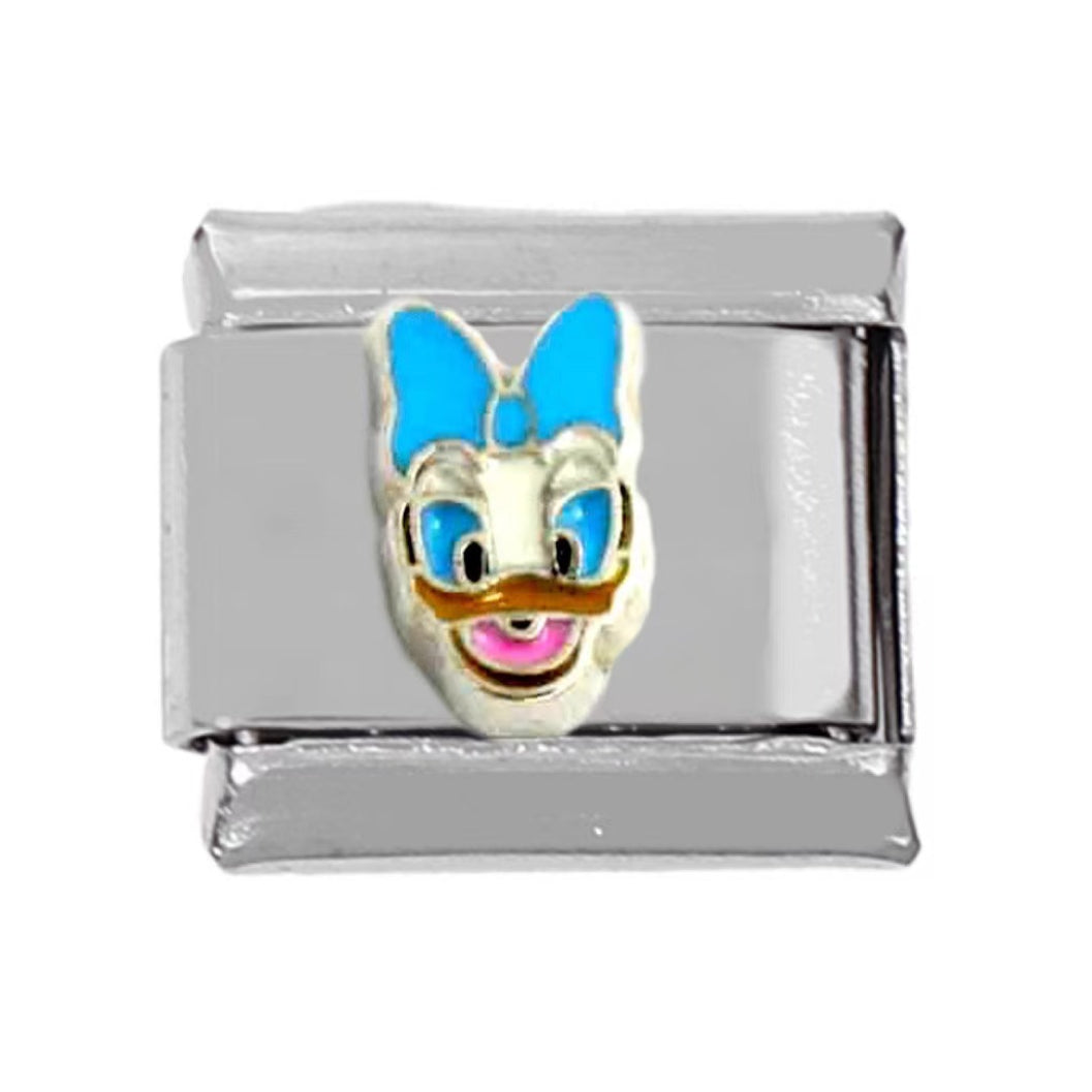 Wholesale 5pcs Italian Charm Bracelet Charm Module Stainless Steel Tulip Butterfly Bracelet 9mm DIY Pattern Free Stitching Detachable Composable Bracelet ACC-BT-DaLiang013