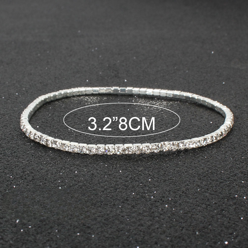 Wholesale Multicolor Rhinestone Stretch Bracelets ACC-BT-Tengc003