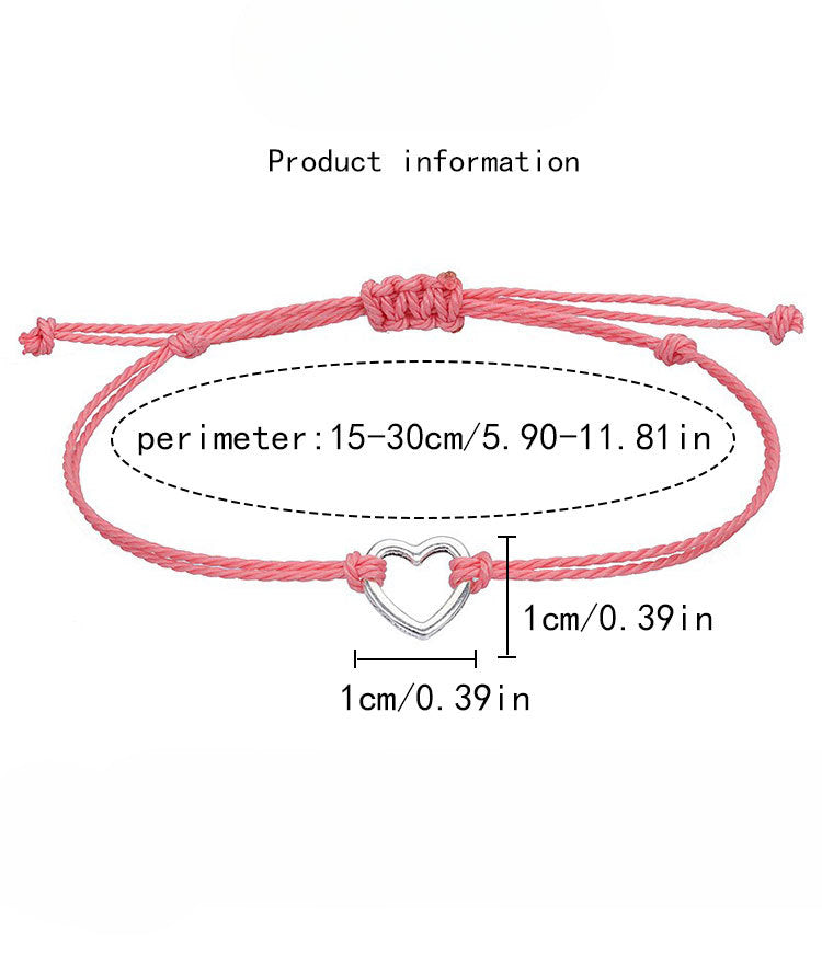 Wholesale Love Bracelet Wax Thread Braided ACC-BT-YiYe006