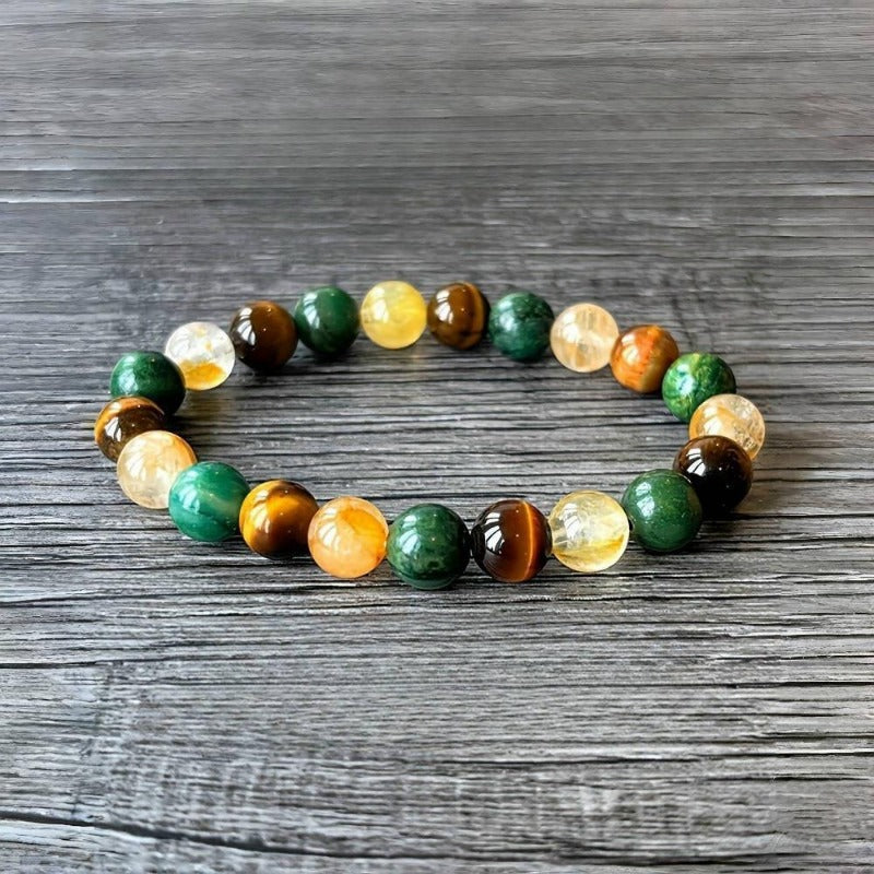 Wholesale Natural Tiger Eye Citrine African Turquoise Bracelet ACC-BT-XiaoDu008