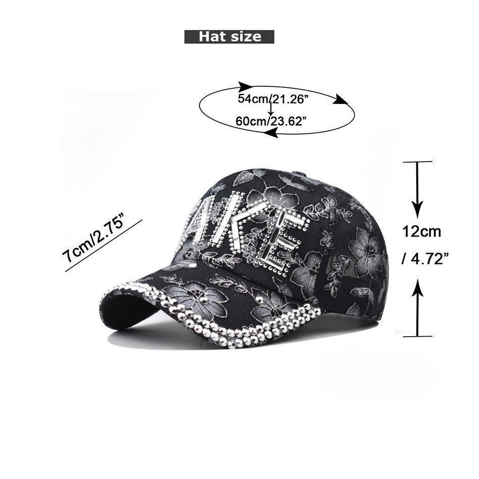 Wholesale Summer Anti Uv Inlaid Sun Hat Baseball Cap ACC-HT-ZhiLa002
