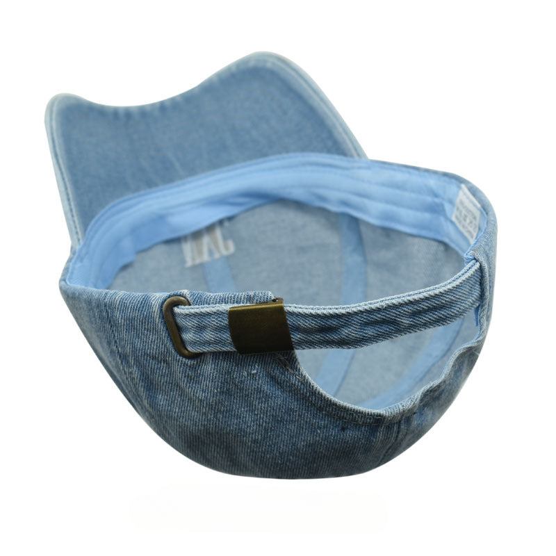 Wholesale Washed Embroidery Vintage Hat Embroidery Denim Baseball Cap ACC-HT-Xiny007