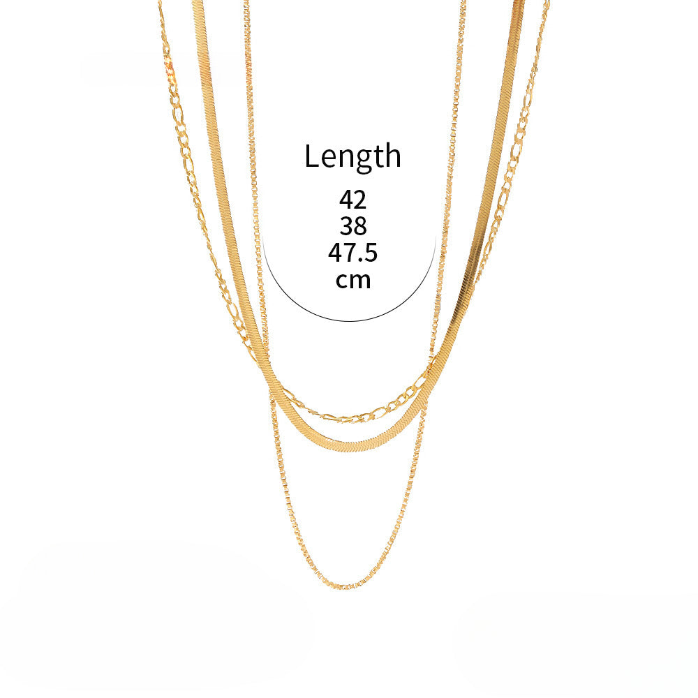 Wholesale Titanium Steel Necklace High-grade Gold Plated Necklace ACC-NE-ZhenYou001