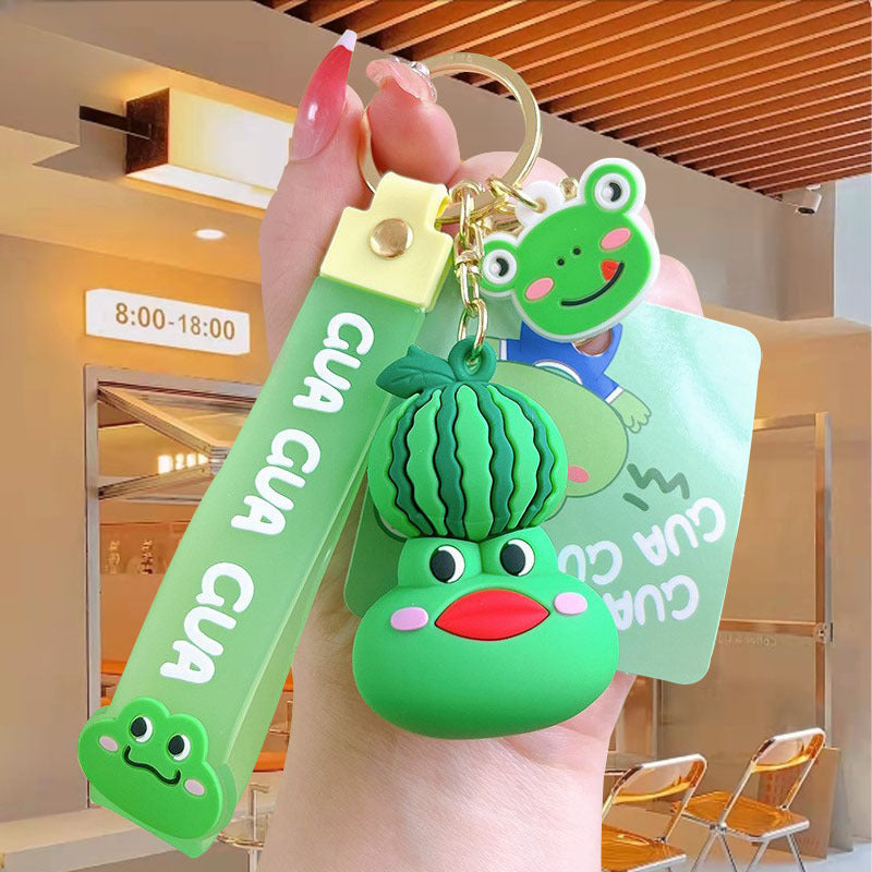 Wholesale Little Frog Cartoon PVC Keychains ACC-KC-Chaow001
