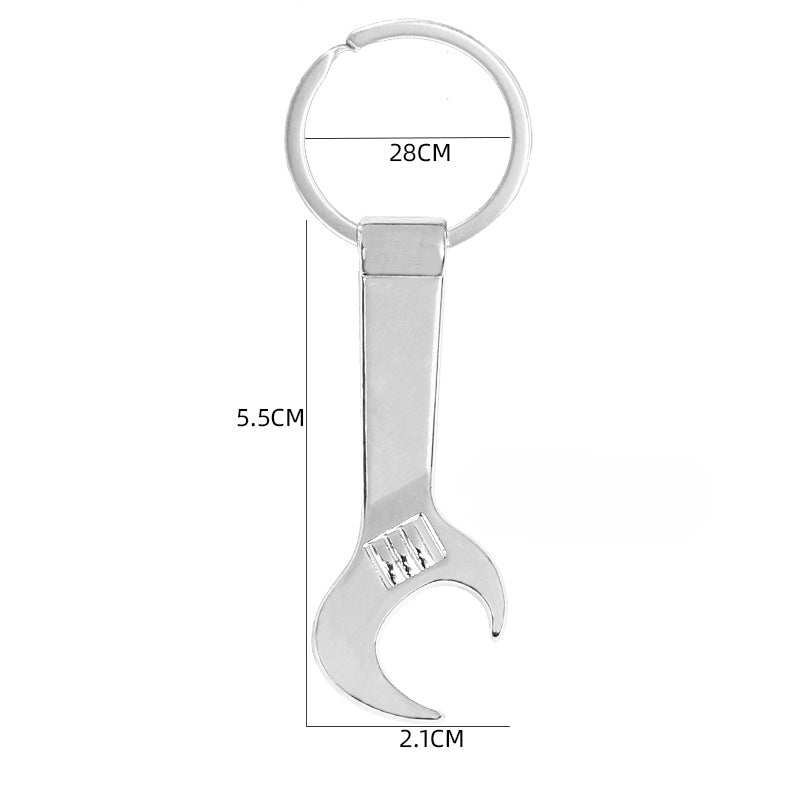 Wholesale Father's Day Adjustable Wrench Tool Metal Keychains ACC-KC-HongAo012