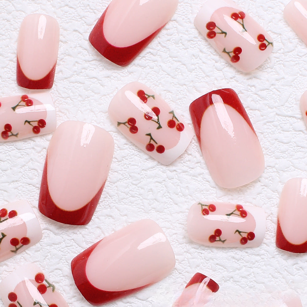 Wholesale 24 Pieces/box Press-on Nails Kits Nail Stickers ACC-NS-XingNai010